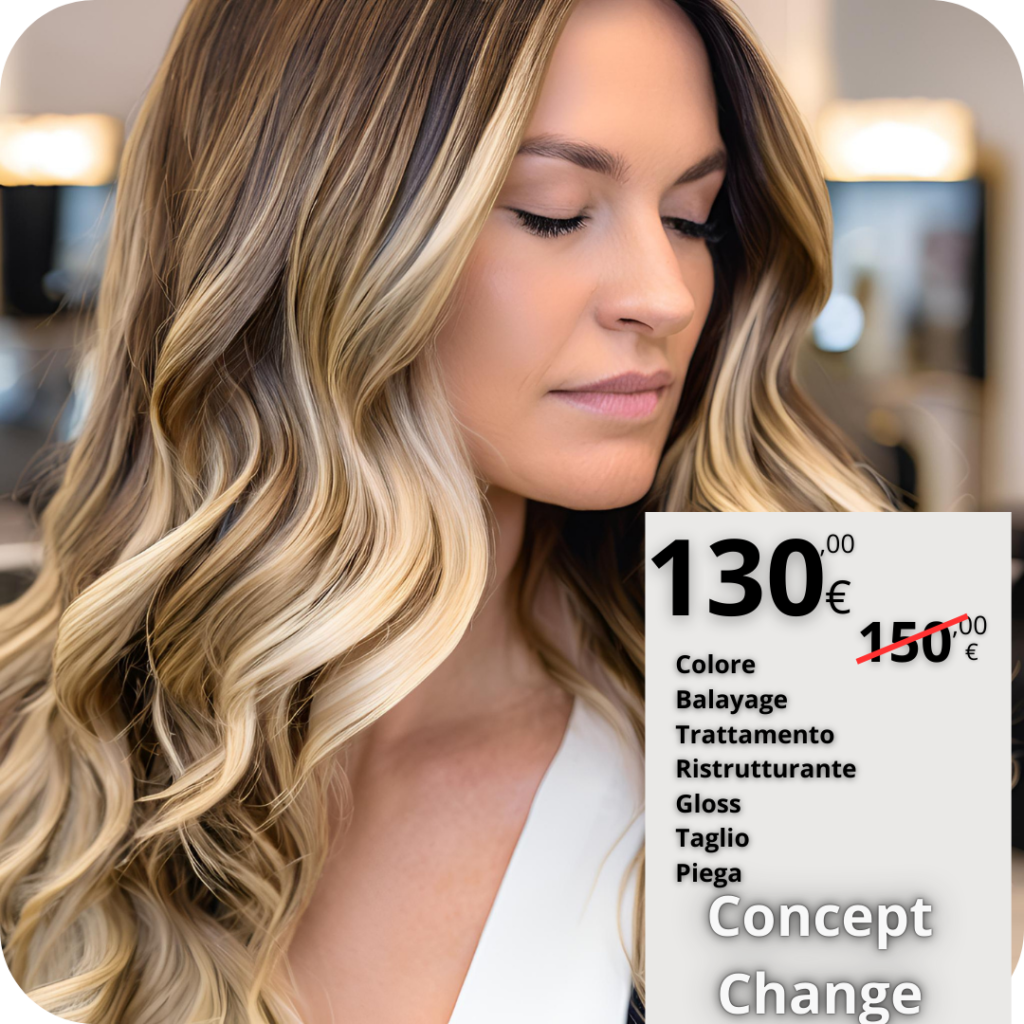 Scopri il Pacchetto Concept Change per Capelli Splendenti
